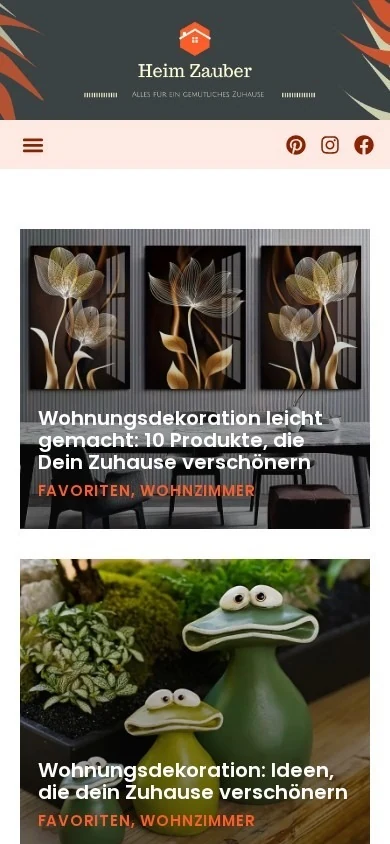 heimzauber – mobil weboldalnézet
