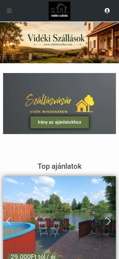 videkiszallas – mobil weboldalnézet